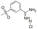 3-甲砜基苯脒盐酸盐 结构式