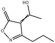 5(4H)-Isoxazolone, 4-(1-hydroxyethylidene)-3-propyl- (9CI) 结构式