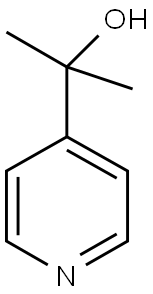2-(4-吡啶基)-2-丙醇 结构式