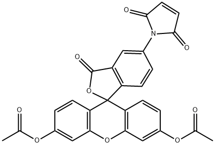 二乙酰荧光素-5-马来亚胺 结构式