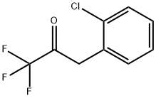 3-(2-氯苯基)-1,1,1-三氟丙烷-2-酮 结构式