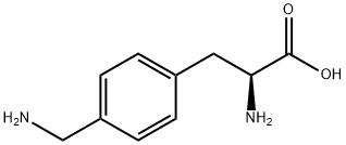 4-(氨基甲基)-L-苯丙氨酸 结构式