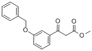 3-[3-(苄氧基)苯基]-3-氧代丙酸甲酯 结构式