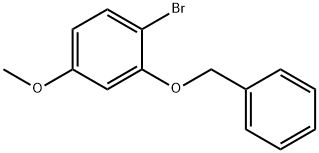 1-BROMO-4-METHOXY-2-PHENYLMETHOXYBENZENE 结构式