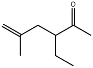 5-Hexen-2-one, 3-ethyl-5-methyl- (9CI) 结构式