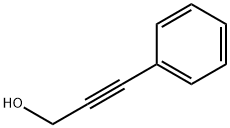 3-苯基-2-丙炔-1-醇 结构式