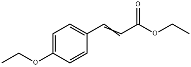 4-乙氧基肉桂酸乙酯 结构式