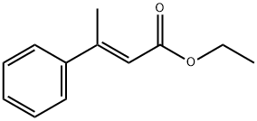 3-苯基-2-丁烯酸乙酯 结构式