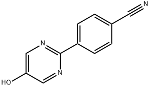 Benzonitrile, 4-(5-hydroxy-2-pyrimidinyl)- (9CI) 结构式