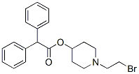 Benzeneacetic acid, alpha-phenyl-, 1-(2-bromoethyl)-4-piperidinyl este r 结构式
