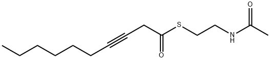 3-decynoyl-N-acetylcysteamine 结构式