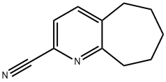 6,7,8,9-TETRAHYDRO-5H-CYCLOHEPTA[B]PYRIDINE-2-CARBONITRILE 结构式