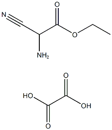 2-氨基-2-氰基乙酸乙酯草酸乙酯 结构式
