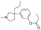 Propionic acid 3-(1-methyl-3-propyl-3-pyrrolidinyl)phenyl ester 结构式