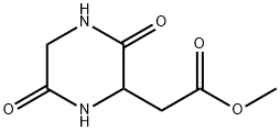 2-Piperazineaceticacid,3,6-dioxo-,methylester(9CI) 结构式