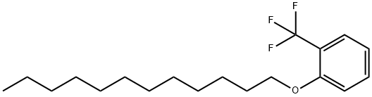 十二烷基[2-(三氟甲基)苯基]醚 结构式