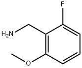 2-氟-6-甲氧基苄胺 结构式