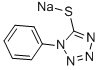 1-甲基-5-巯基四氮唑钠盐 结构式