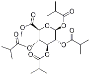 (2S,3R,4S,5S,6S)-6-(methoxycarbonyl)tetrahydro-2H-pyran-2,3,4,5-tetrayltetrakis(2-methylpropanoate)