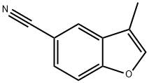 5-Benzofurancarbonitrile,  3-methyl- 结构式