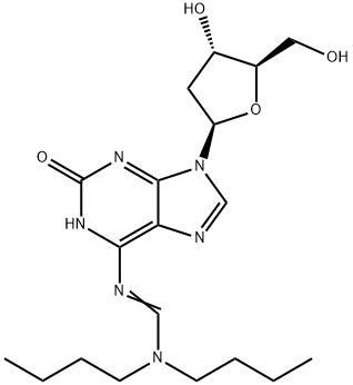 N6-(DIISOBUTYLAMINOMETHYLIDENE)-2'-DEOXYISOGUANOSINE 结构式