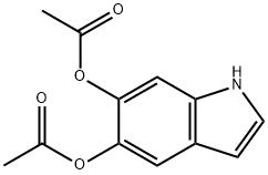 5,6-二乙酰氧基吲哚 结构式