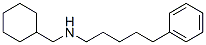 N-cyclohexylmethyl-N-(5-phenylpentyl)amine 结构式