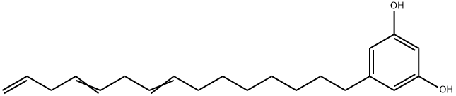 5-(8,11,14-pentadecatrienyl)resorcinol 结构式