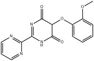 5-(2-甲氧基苯氧基)-[2,2'-二嘧啶]-4,6(1H,5H)-二酮 结构式