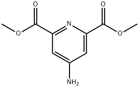 4-氨基吡啶-2,6-二甲酸二甲酯 结构式