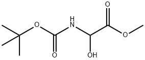 Acetic acid, [[(1,1-dimethylethoxy)carbonyl]amino]hydroxy-, methyl ester (9CI) 结构式