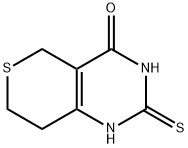 2-巯基-7,8-二氢-5H-硫代吡喃并[4,3-D]嘧啶-4-醇 结构式