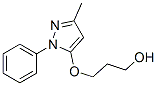 3-[(3-Methyl-1-phenyl-1H-pyrazol-5-yl)oxy]-1-propanol 结构式