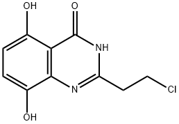 4(1H)-Quinazolinone,  2-(2-chloroethyl)-5,8-dihydroxy-  (9CI) 结构式