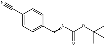 (4-CYANO-BENZYLIDENE)-CARBAMIC ACID TERT-BUTYL ESTER 结构式