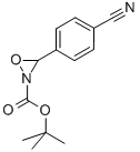 N-叔丁氧羰基-3-(4-氰苯基)哑嗪 结构式