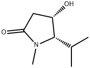 2-Pyrrolidinone,4-hydroxy-1-methyl-5-(1-methylethyl)-,(4S-cis)-(9CI) 结构式