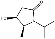 2-Pyrrolidinone,4-hydroxy-5-methyl-1-(1-methylethyl)-,(4S-cis)-(9CI) 结构式