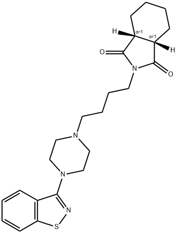哌罗匹隆 结构式