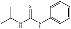 1-ISO-PROPYL-3-PHENYL-2-THIOUREA 结构式