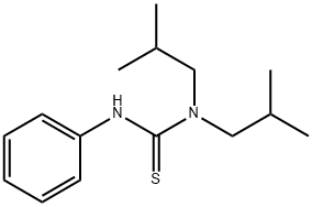 1,1-DIISOBUTYL-3-PHENYL-2-THIOUREA 结构式