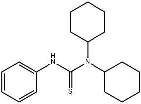 N,N-Dicyclohexyl-N'-phenylthiourea 结构式