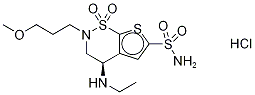 布林佐胺-D5 结构式