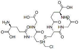 S-chloromethylglutathione 结构式