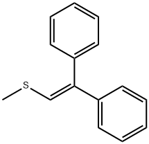 Methyl 2,2-diphenylethenyl sulfide 结构式