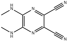 2,3-Pyrazinedicarbonitrile,5,6-bis(methylamino)-(9CI) 结构式