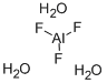 氟化铝，三水 结构式