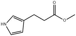 1H-吡咯-3-丙酸甲酯 结构式