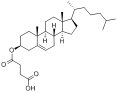 胆固醇琥珀酸单酯 结构式