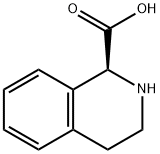 (S)-1,2,3,4-四氢-异喹啉-1-羧酸 结构式